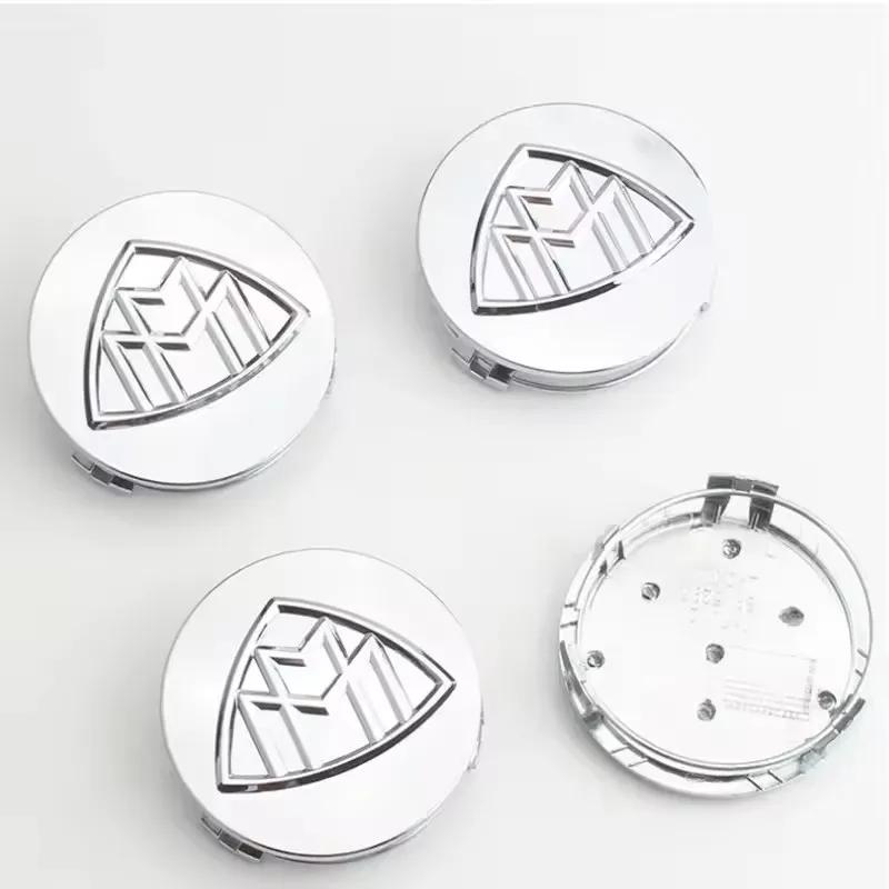 Car Wheel Cap Steering emblem Shell Sticker Chrome Emblem For Maybach Hood Lay Stand Logo S500 S600 V12 Side Fender Trunk Badge1 gos0