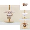 Cute Plush Bunny Pendant Keyring Fluffy Stuffed Animal Decorative Doll For Bags