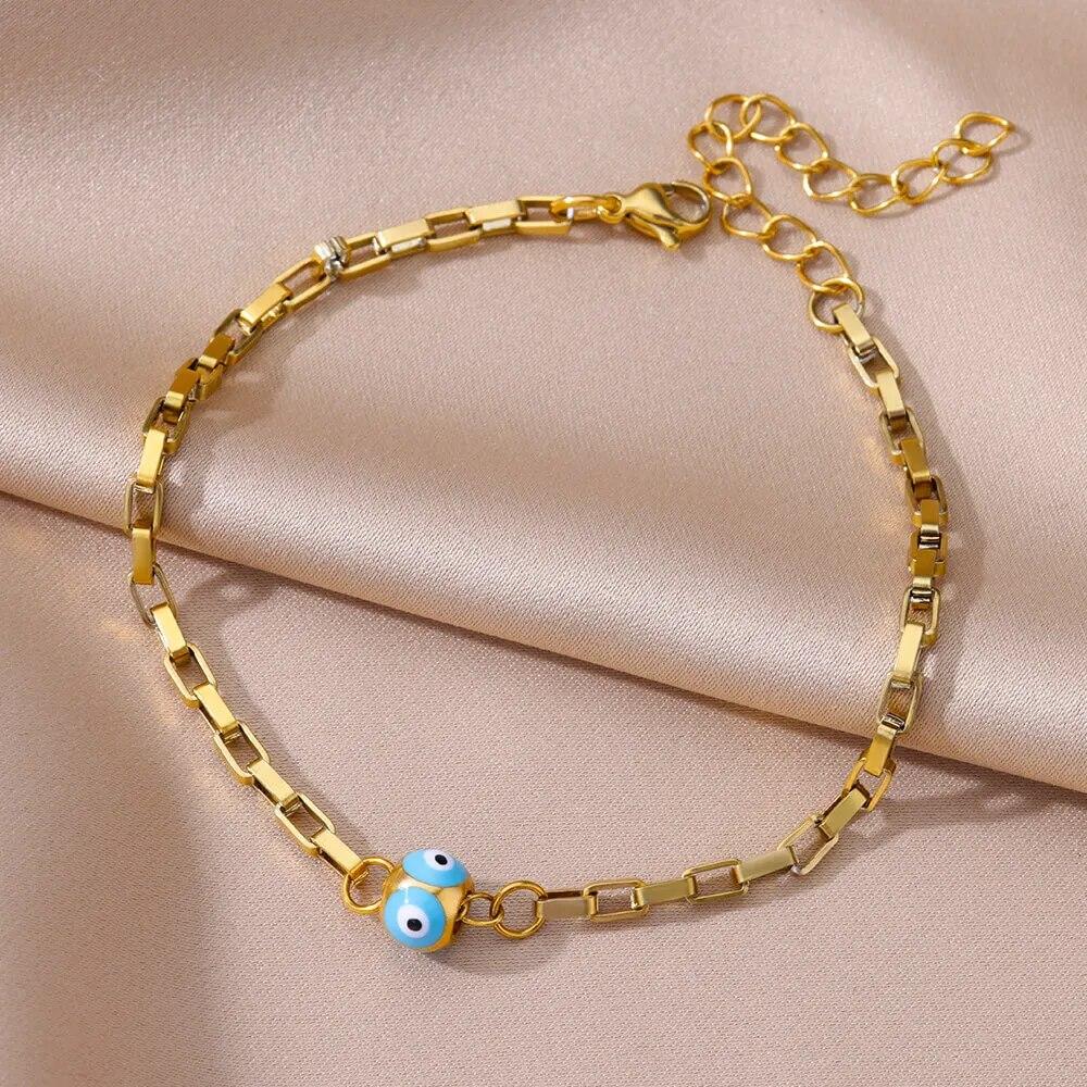 Anklets for Women Foot Bracelet Women Summer Accessories Bracelet On the Leg Stainless Steel Ankle Chain Jewelry Free Shipping