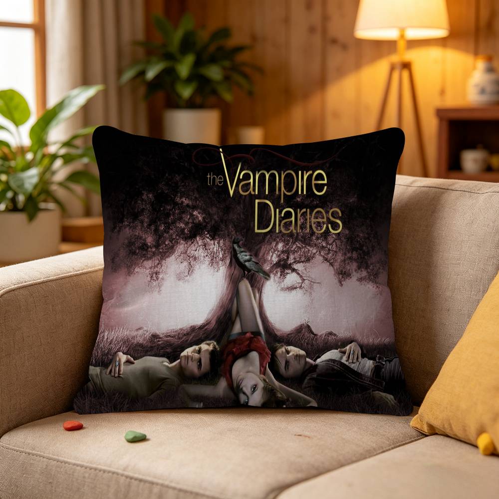 The Vampireing Diaries Theme Birthday Maple Design Cushion Cover Harvest decor Holiday Decorati Pillow Cover