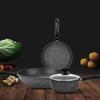Royalstar Starry Sky Maifan Stone 3-Piece Cookware Set