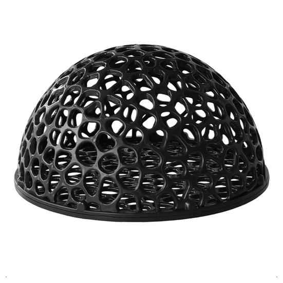 Aquarium Hideout Cave Shelter Fish Tank Decoration Hollow Hemispherical Hideout for Small Fish Shrimp Breeding Resting Playing