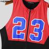 INCERUN Men Sleeveless Letter Print Homewear Skinny Jumpsuits Romper One Piece Suit