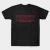 Men Black Print T-shirt Nancy Wheeler No-Cut Transfer Paper Print Cotton Tshirt
