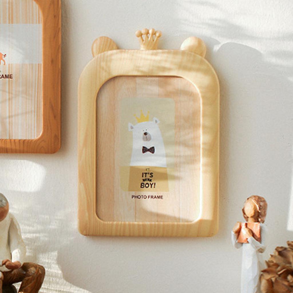 Ins Śliczna Kreskówkowa Kreatywna Ramka na Zdjęcia 7 Calowa Ramka na Zdjęcia Dekoracja Biurka Przedszkole