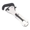 Auto Adjusting Pipe Wrench Steel Compact Ergonomic Handle Multifunctional for Auto Repair Home Maintenance