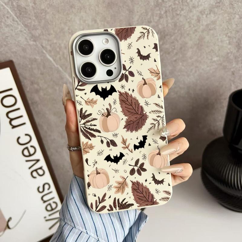 

Fall Bat and Pumpkin Halloween Vibe Phone Case For Xiaomi Redmi 14C 13C 4G Redmi Note 14 13 12 11 10 Pro Plus 5G 12S Soft Cover Redmi 14C
