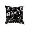 Halloween Vampire Bat Ghost Decoration Pillow Set Is Suitable for Home Living Room Sofa Cushion Sleeve Bedroom Decoration