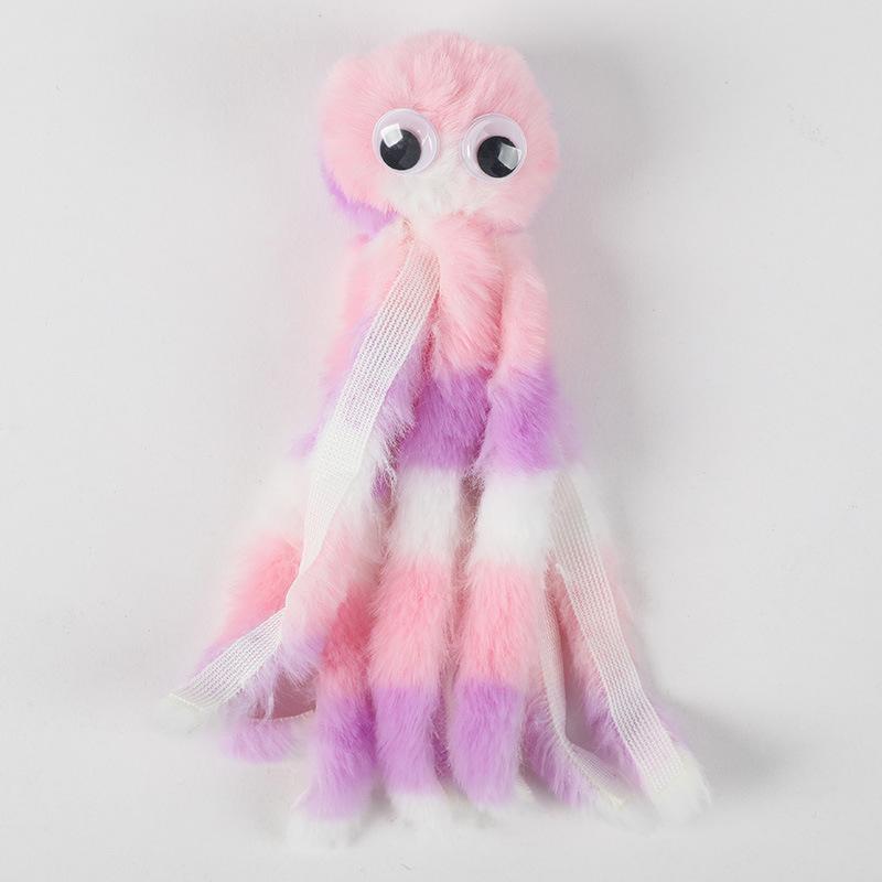 

Игрушка для кошки Милая плюшевая игрушка Осьминог Устойчивая к укусам Зубы Интерактивная игра Товары для питомцев Игрушки для кошек и собак Осьминог Снятие скуки Игрушки для кошек