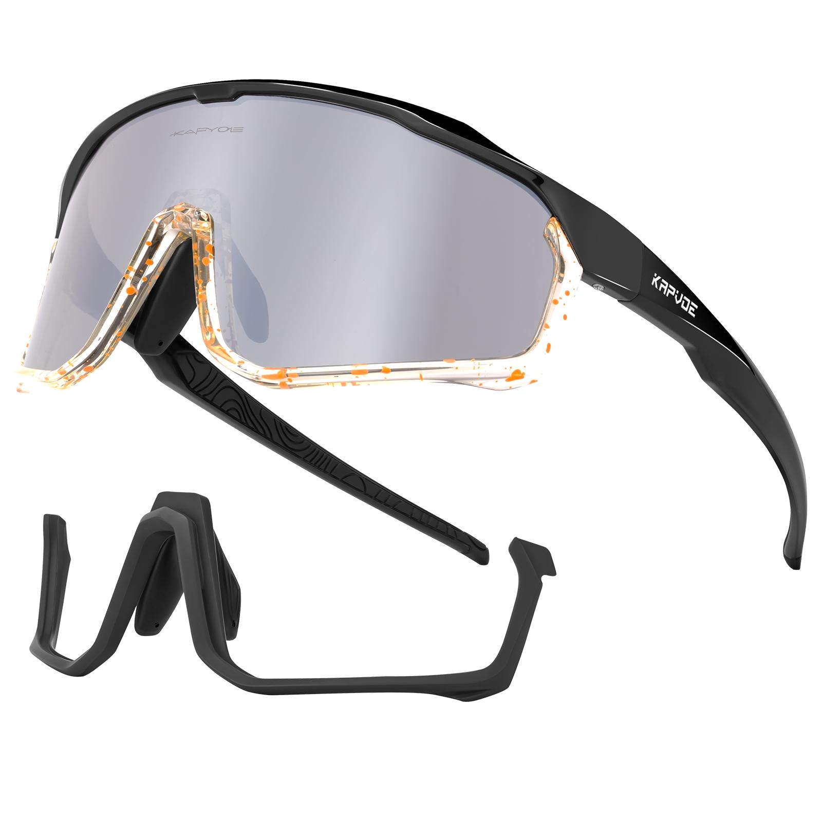 

Cycling Sunglasses Cycling Glasses UV400 MTB Bike Sports Outdoor Running Bicycle Driving Riding Eyewear Camping equipment 1LENS