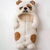 Volwassenen Pluche Envelop Slaapzak Hond Aap Slaapzak Huis Reizen Kamperen Koud Weer Mannen Vrouwen Pluche Dier Dutje Mat