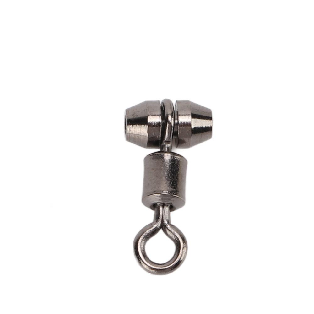 10pcs T Turn Fishing Connectors Mental Fishing Rolling Swivel Triple Swivel  Cross Line Fishing