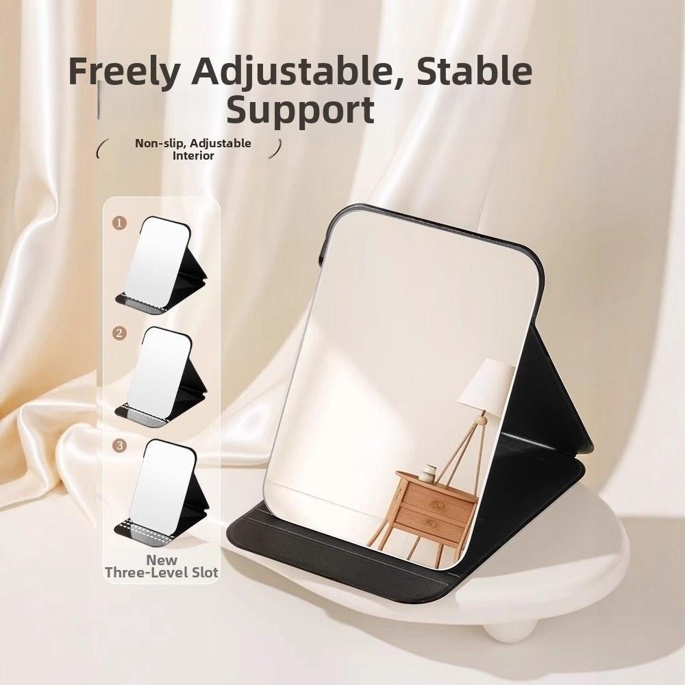 Ruční osobní kosmetické zrcátko Přenosné kapesní zrcátko Roztomilé skládací kosmetické zrcátko Ložnice