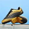 Mens Soccer Lightweight Shoes  New High Top TF Artificial Turf Student Youth Training Competition Football Shoes for Man