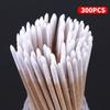 100/300/500 Stück Wattestäbchen Holzfarben Spitze Stickerei Wattestäbchen Stickerei Wattestäbchen Beauty Wattestäbchen Jod KEINE