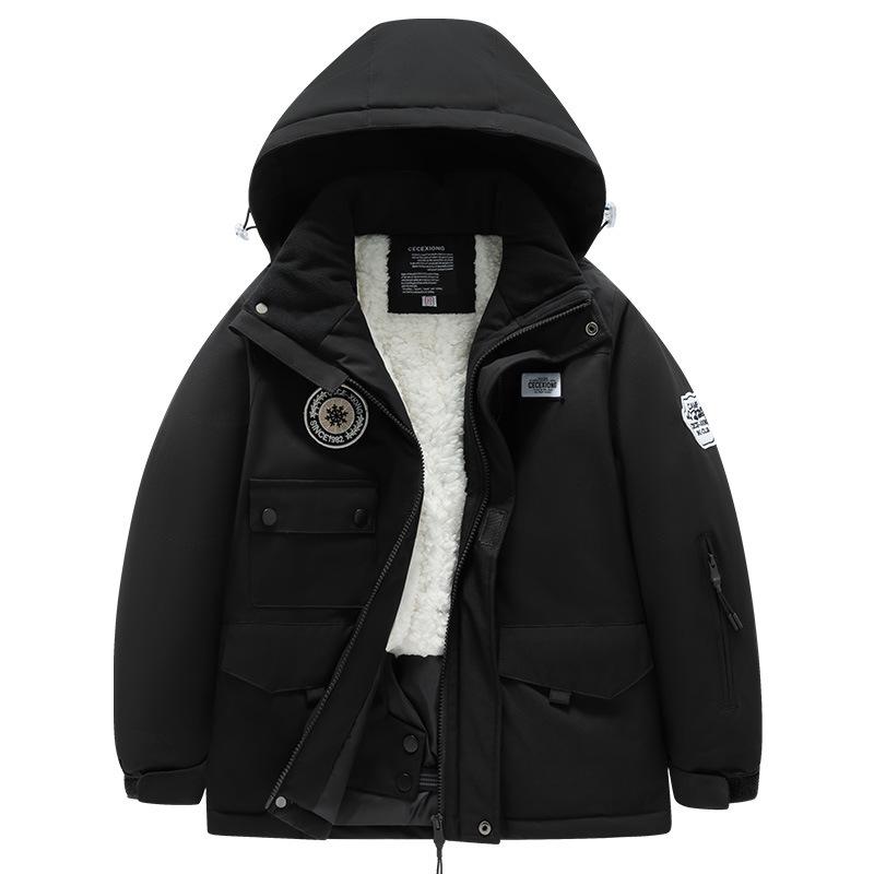 Children's Winter Ski Suit Set: Thick Jacket & Pants for Kids, Boys, and Girls