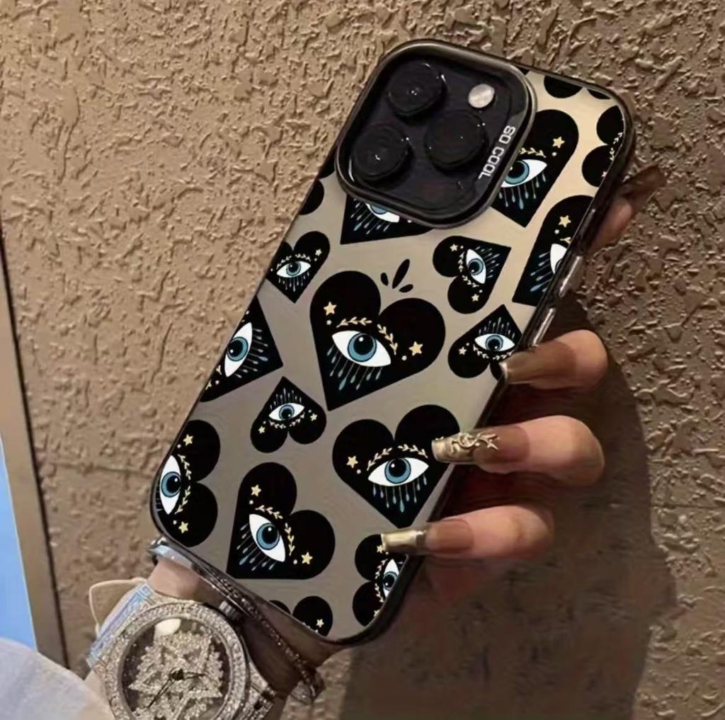 The new love is suitable for iphone17 mobile phone case Apple 16promax/15 anti-drop 14pro13 Europe and America