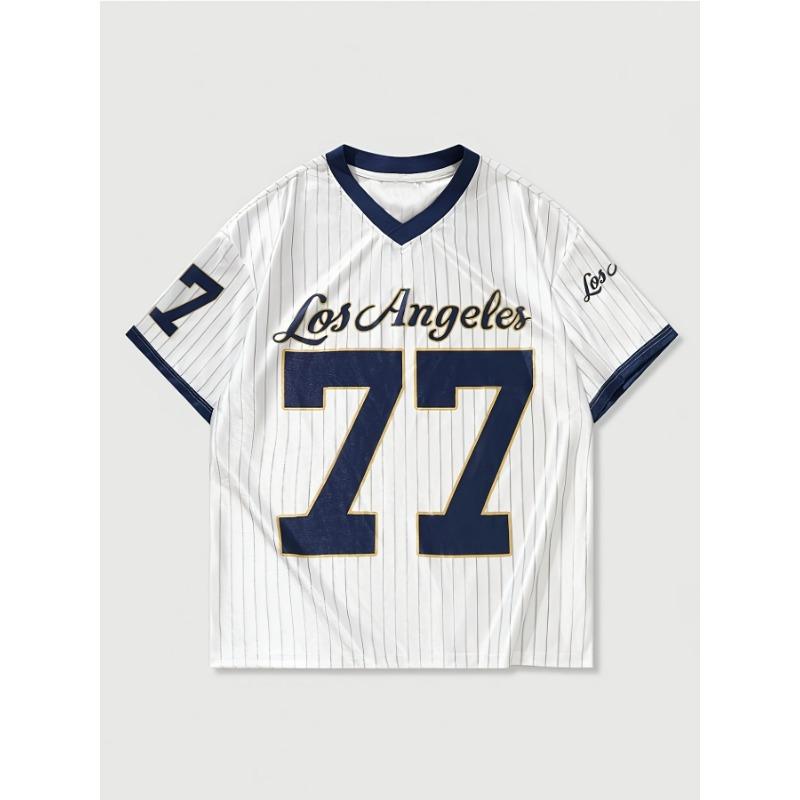 2025 New Men's and Women's Loose T-shirt Comfortable Sports Plus No. 10 Jersey Street Sports Short Sleeves Moto