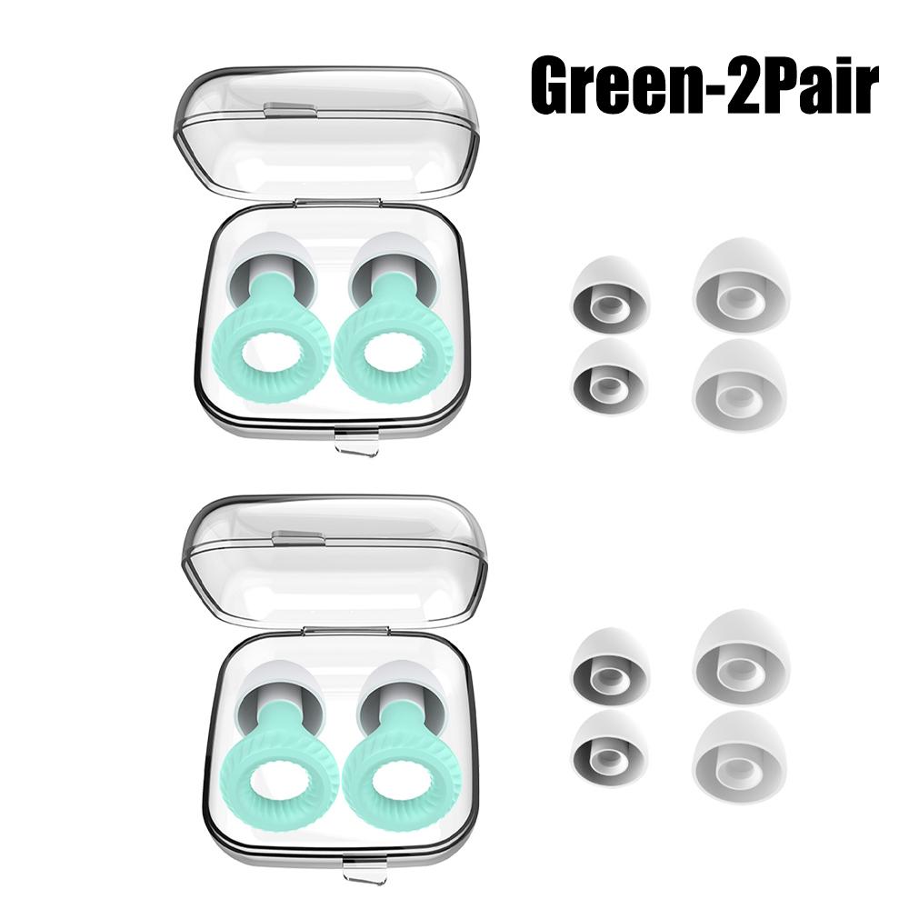 Silicone Noise Earplugs for Swimming Sleep Noise Cancel Reduction-Soundproof Reduce Disturbances -Quality Loop Earplugs Supplies