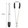 1 Pair Stainless steel Metal Nipple Clamps breast Clips BDSM restraints Adult Games toys For Couples Flirt sex Toys For