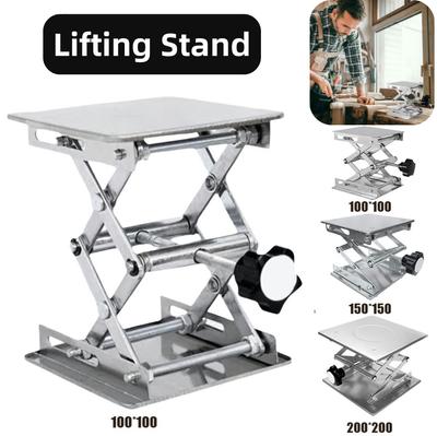 Stainless Steel Manual Woodworking Machinery Router Lifter Laboratory Table Lift Adjustable Lift Platform Carpentry Tool