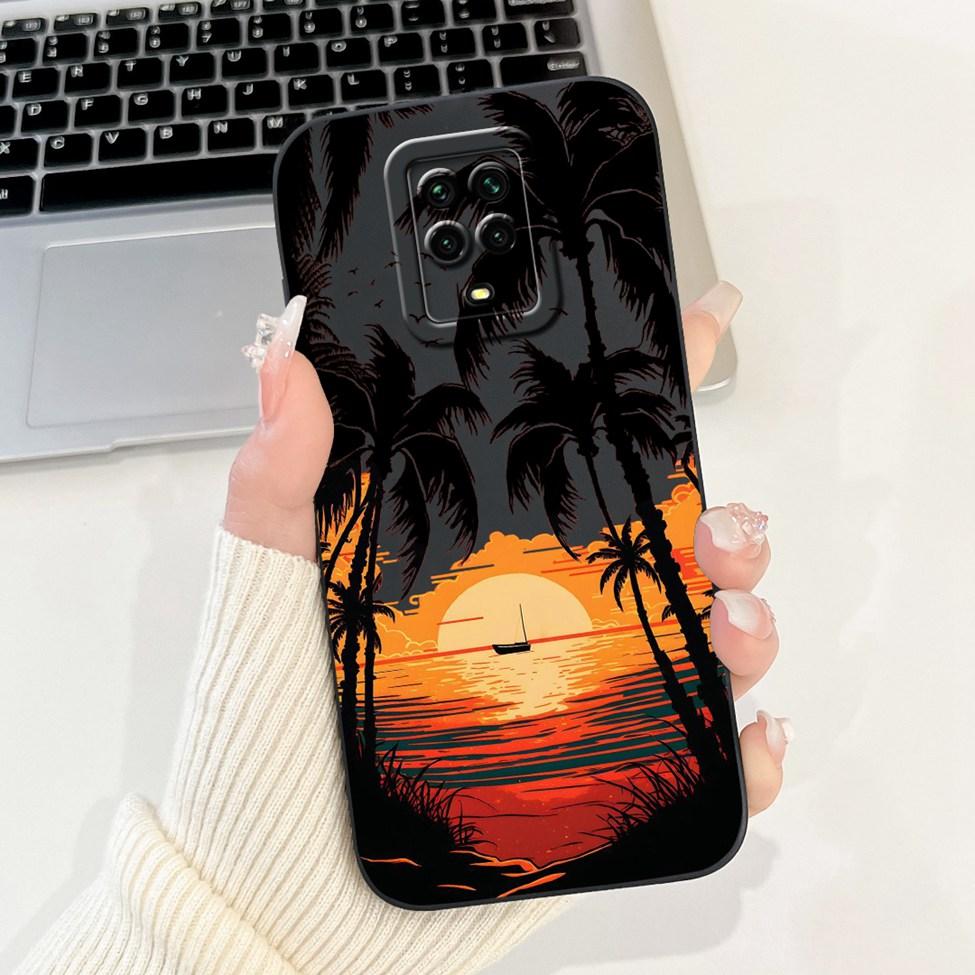 Casing For Redmi Note 9 9S 9Pro 4G Back Cover For Redmi Note 9 Pro Case Cute Cartoon Fashion Flowers Silicone Shockproof Bumper