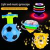 Giocattolo rotante luminoso musicale per bambini Giroscopio