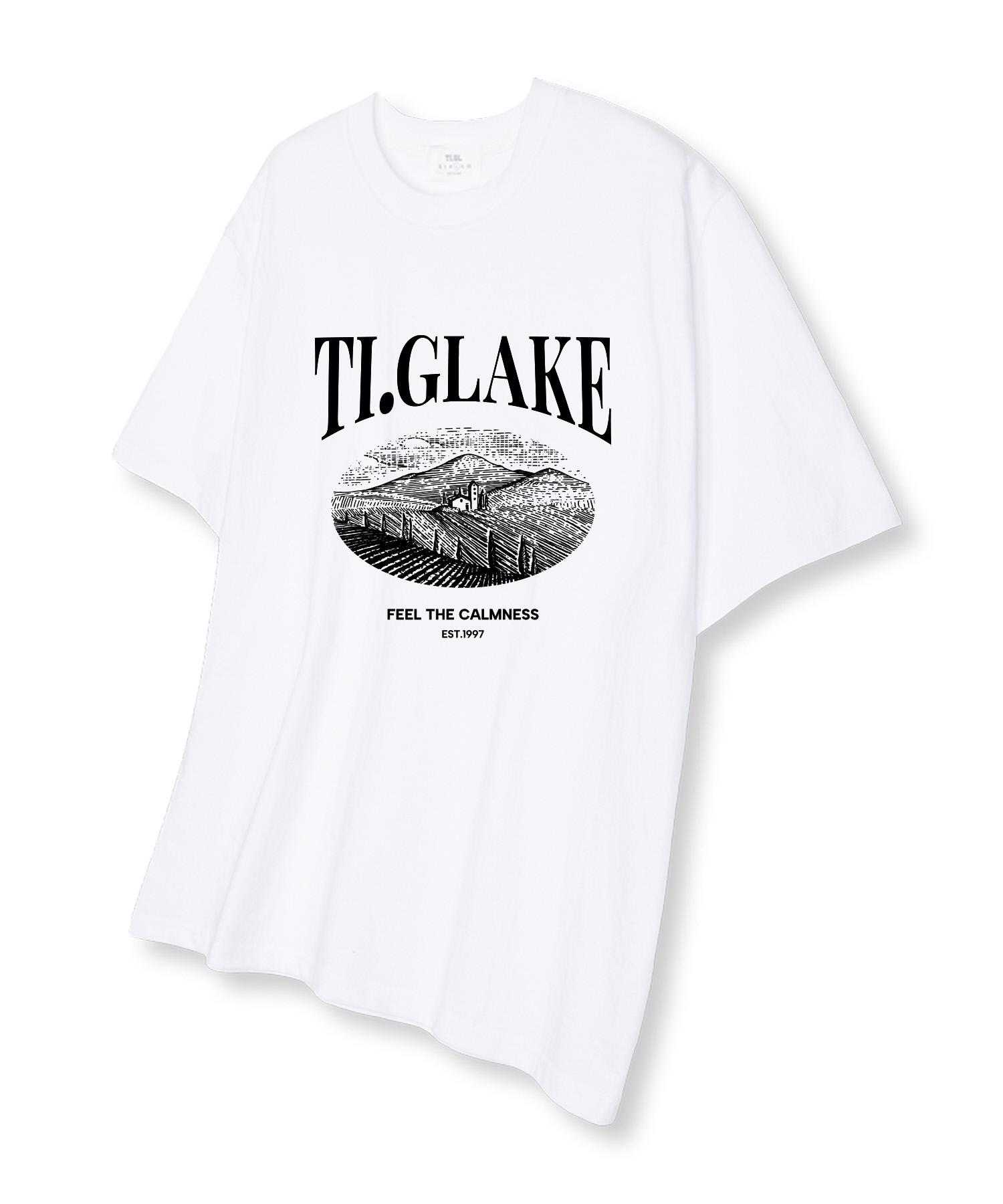 Tee Glake Glassland Oversized Short Sleeve T-Shirt White L