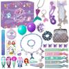 2026 Christmas Advent Calendar Gift Box Mermaid Jewelry Hairpin 24Days Countdown Calendar New Year Christmas Gifts
