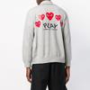 Comme des Garçons PLAY Sudadera con Cremallera y Cuello Redondo COMME des GARCONS PLAY 'Gris' para Hombre AZ-T252-051-1