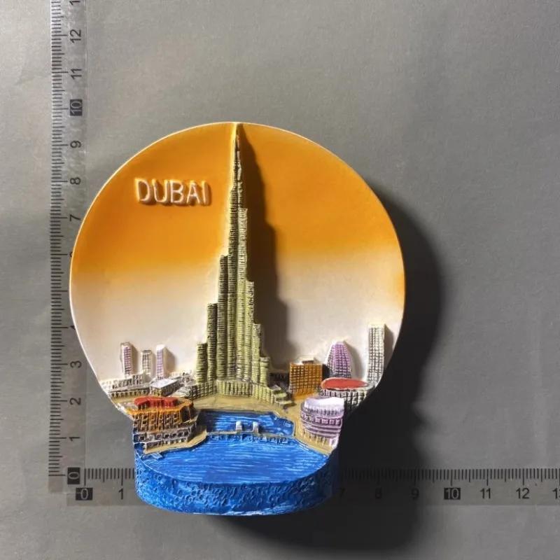 Dubai Fridge Magnets Burj Al Arab Travelling Souvenirs Fridge Magnetic Stickers Home Decoration Birhtday Wedding Gifts