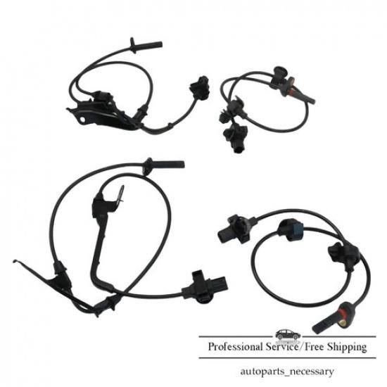 4X Front Rear Right & Left ABS Wheel Speed Sensor For Honda Pilot 2009 - 2011