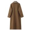 European and American style, new women's clothing, fashionable, casual double-sided plaid lining trench coat