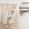 Anti-Direct Blowing Air Conditioning Windshield Set Dust Cover Cute Wind Guide Curtain No Punching Retractable