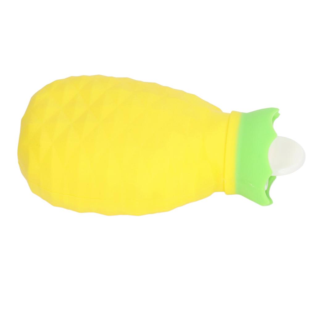 Hot Water Pouch Pineapple Shaped Silicone Explosion Proof Heat Preservation Hot Water Bag