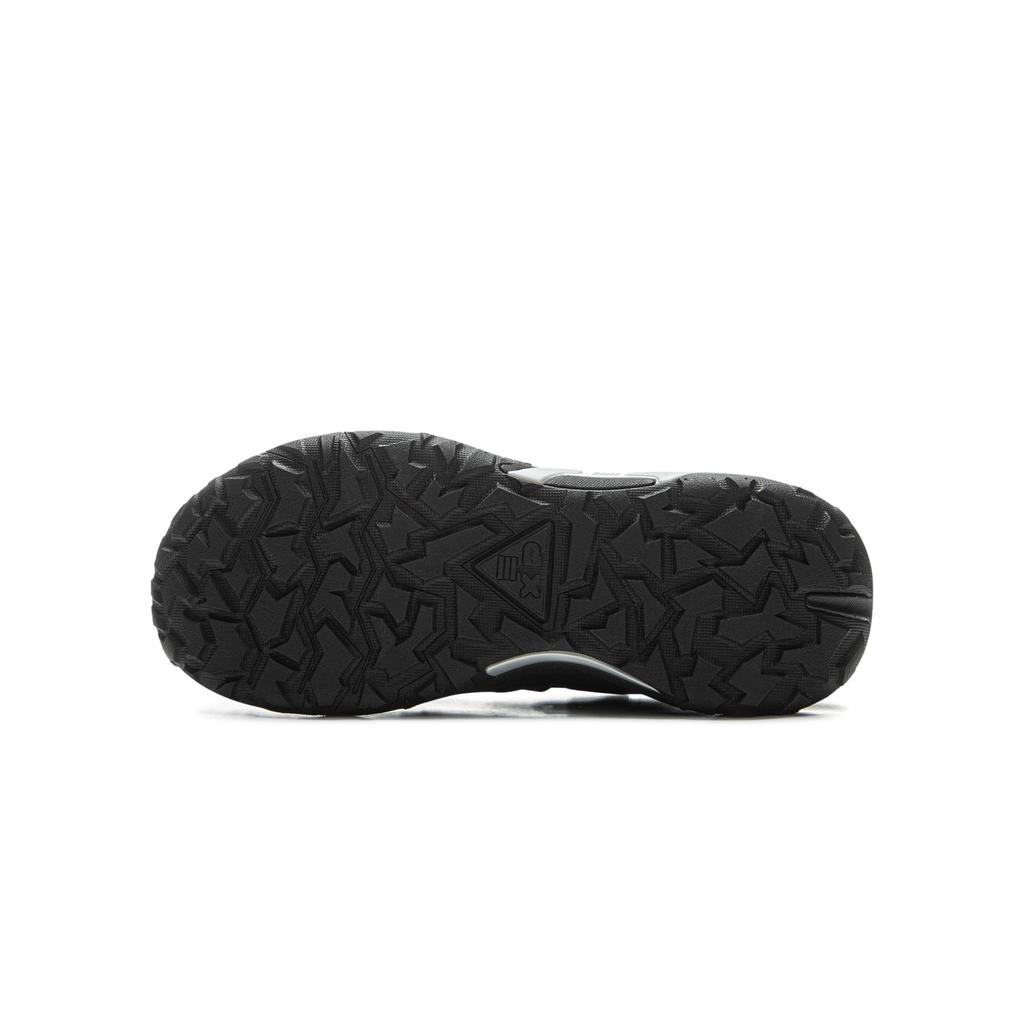 Li Ning Kids Outdoor Synthetic Leather Fabric Comfortable Shock Absorption Support Kids Shoes Black YKEV002-3