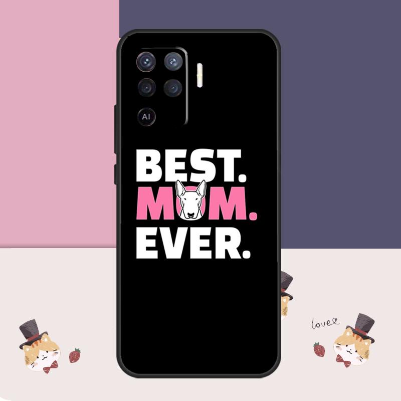 English Bull Terrier Dog Case For OPPO A78 A98 A58 A18 A96 A76 A16 A17 A77 A15 A5 A9 A74 A94 A52 A72 A53S A54S A57S
