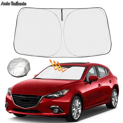 Mazda 3 2022 2023 için Araba Güneş gölge Ön pencere gölgeliği Kapak Visor Cam Güneşlik 2023