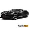 Simulation Alloy Bugatti Dark God Model Toy With Sound And Light Functions