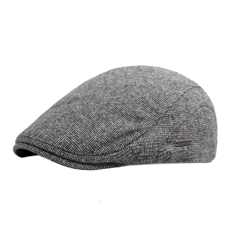 Cowboystoff Andetungehatt Herre Retro Fremoverlue Englandstil Beret Herre- og damehatt