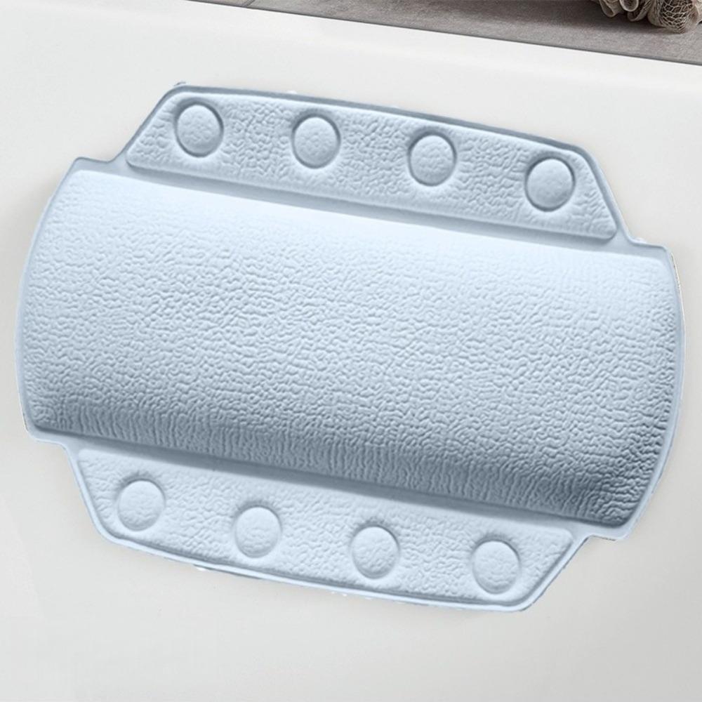 Neues PVC Nacken-Badewannen-Kissen Weich mit Saugnapf SPA Badekissen 22x33cm Nackenstütze Bad Kopfstütze für die Badezeit