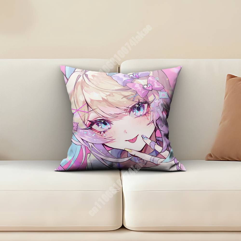 Needy Girl Streamer Overload Sofa Couch Pillow Cover Cushion Case Cozy Bedroom Accent Studio Furnishing
