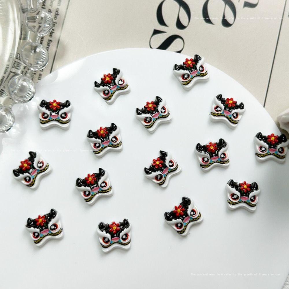 

50 шт./пакет Мультяшный Прилив Лев Украшение для ногтей Милые Детали для украшения ногтей Женщины 03