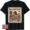 Palestine Stamp Dome Cultural Heritage Art Vintage Unisex T-Shirt