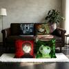 Serial Experiments Lain Pillow Case Sofa Living Room Bedroom Headboard Backrest Cushion Square Cushion Nap Time