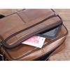 Retro Genuine Leather Men's Shoulder Bags Husband Small Crossbody Messenger Bag Leather Man Zipper Designer Party Bags Gift