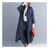 Navava Casual Stripe Thin Long Sleeve Long Shirt Nb1941