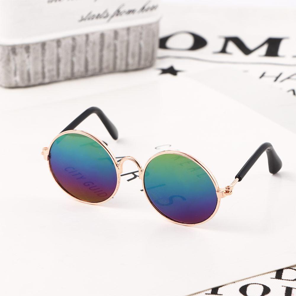 Round Multicolor Pet Supplies Trend Toys For Little Dog Cat Cat Glasses Pet Sunglasses Reflection Glasses Eye-wear