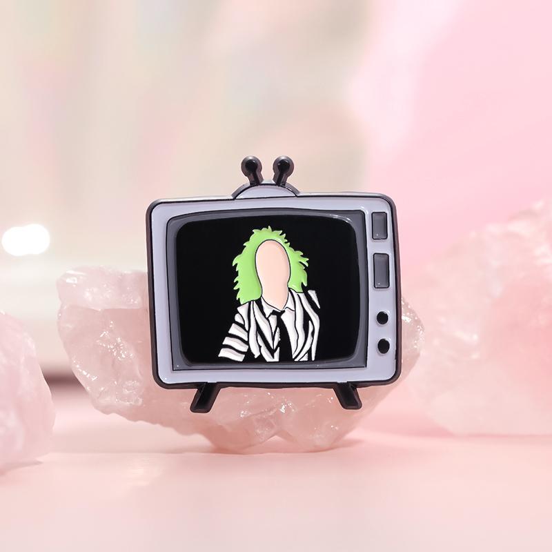 Horror Movie TV Series Enamel Pins Custom Twins Television Brooches Lapel Badges Punk Gothic Jewelry Gift for Fans Friends