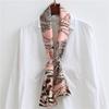 Korean Version of Spring and Summer Long Silk Scarves, Small Scarves, Scarves, Women's Versatile Printing Thin and Narrow Headbands Are Very Good Yao